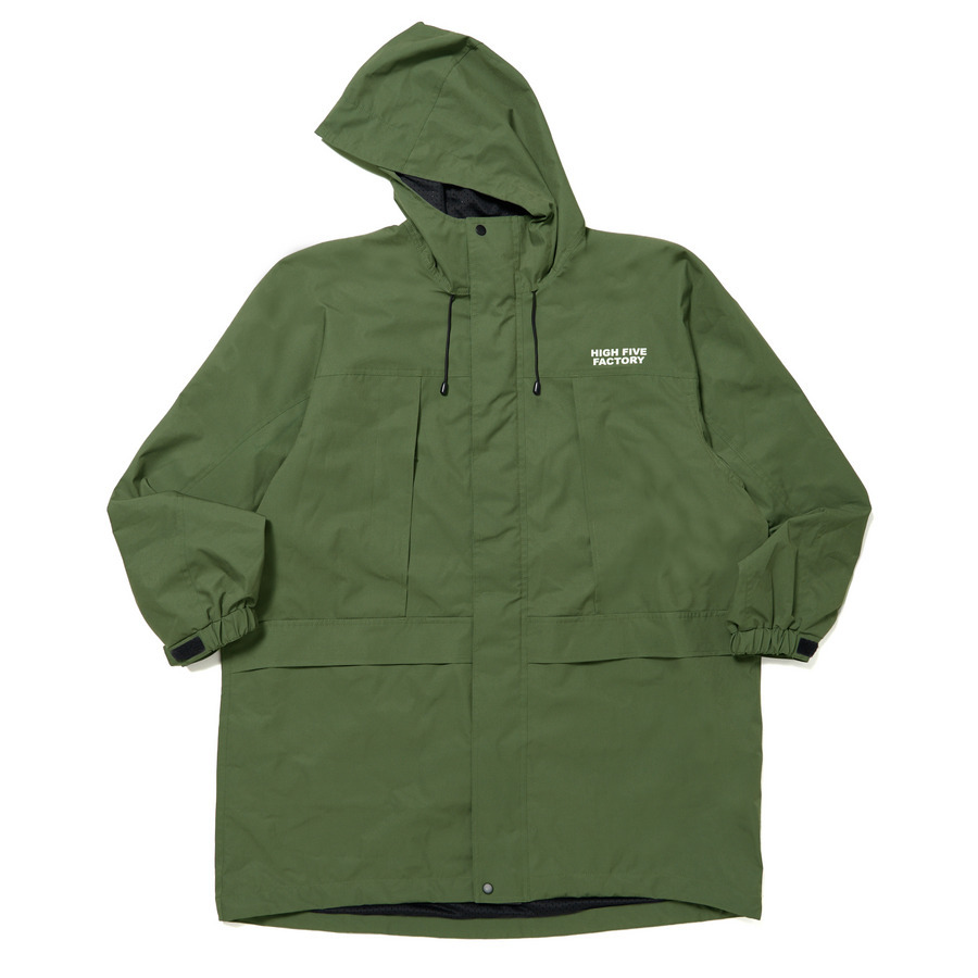 HFF Rain Hooded Coat | HIGH FIVE FACTORY（ハイ ファイブ ファクトリー）