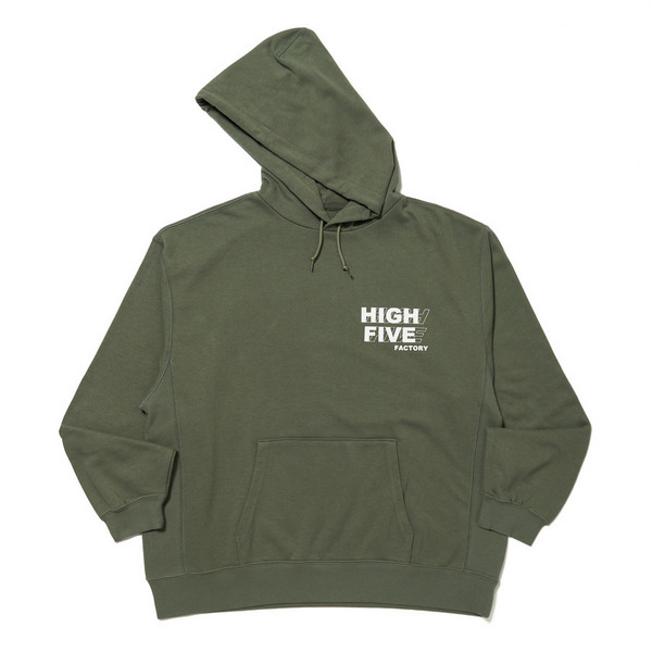 HFF Continuous Logo HOODIE 詳細画像 Olive 1