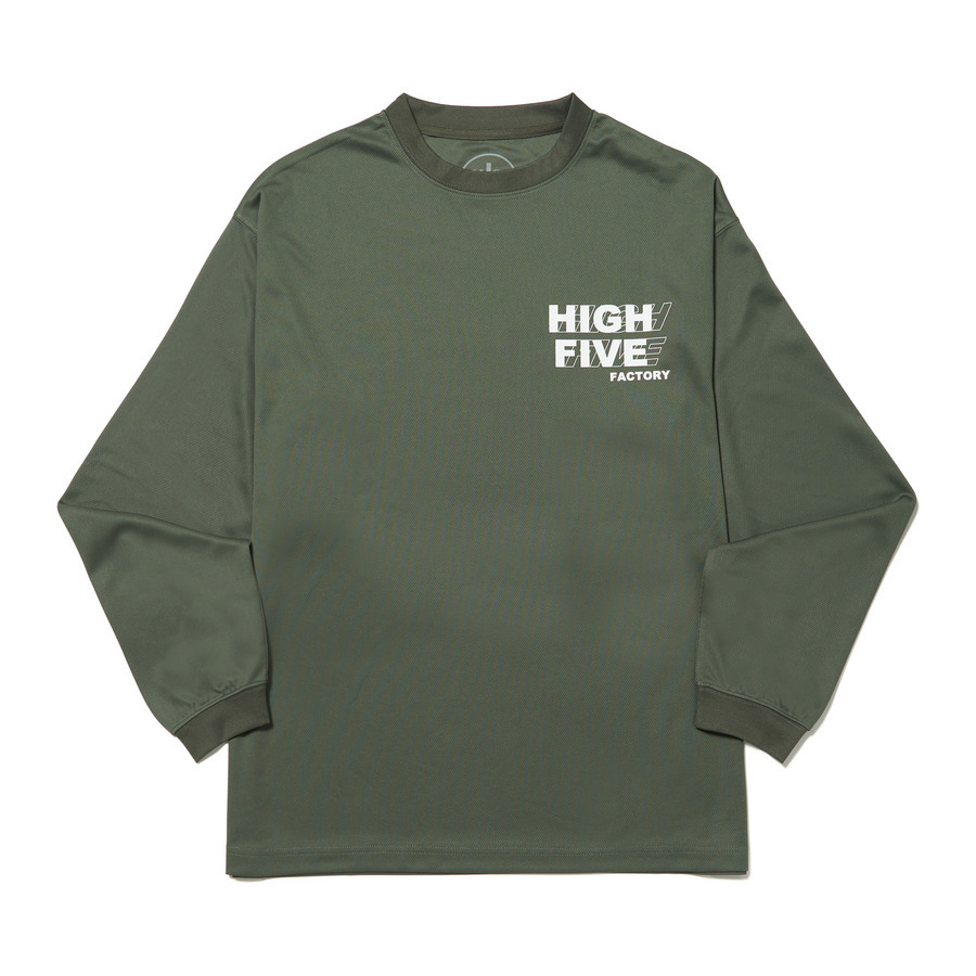 HFF Continuous Logo Dry LSTEE | HIGH FIVE FACTORY（ハイ ファイブ 