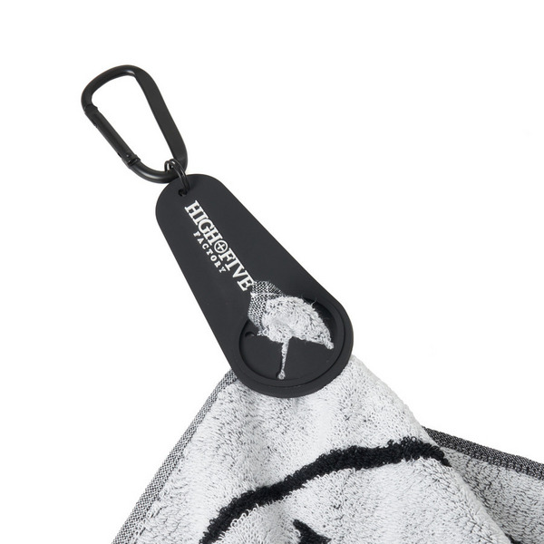 HFF Logo Towel Key Holder 詳細画像 Black 5