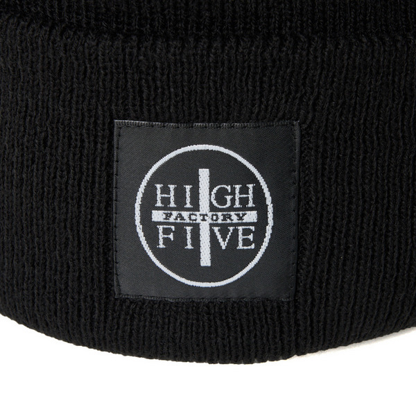HFF Logo Knit Cap 詳細画像 Black 2