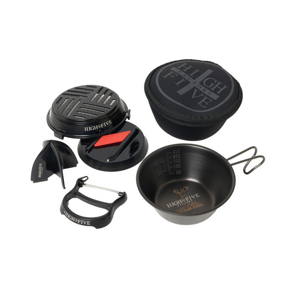 CAPTAIN STAG×HFF Sierra Cup Cooking Utensil Set 詳細画像 Black 1