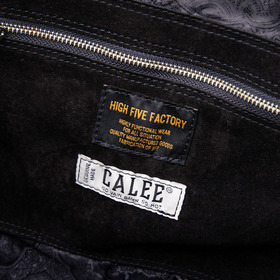 HFF×CALEE LEATHER BOSTON BAG 詳細画像