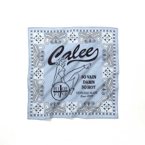 HFF×CALEE RETRO GIRL BANDANNA 詳細画像 Grey 1