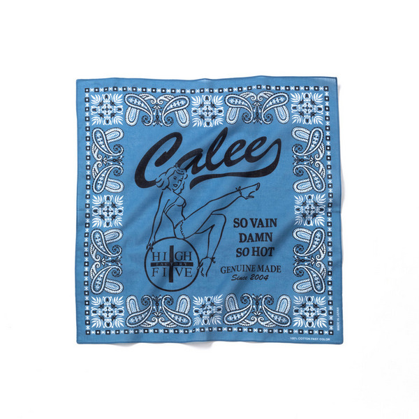 HFF×CALEE RETRO GIRL BANDANNA 詳細画像 Blue 1