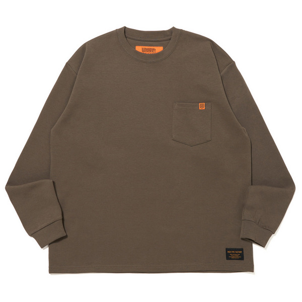 HFF × UNIVERSAL OVERALL LS TEE 詳細画像 Khaki 1