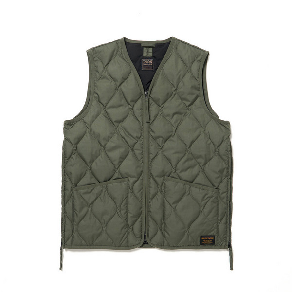 HFF × TAION　DOWN VEST 詳細画像 Khaki 1