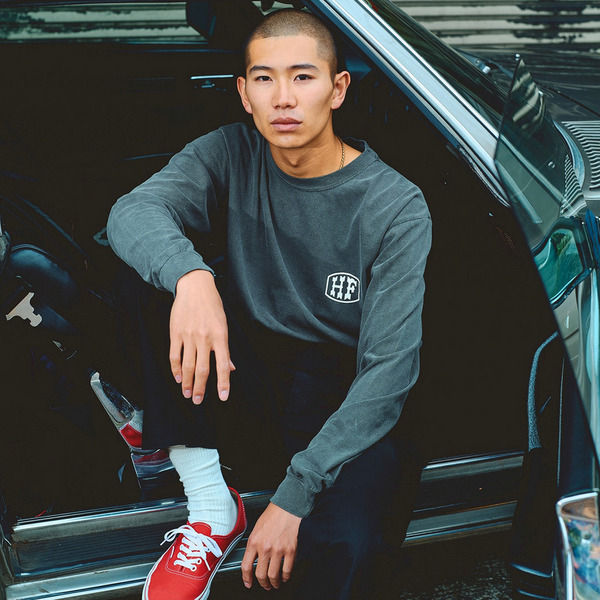 HFF LOGO Basic LS Tshirt 詳細画像 White 11