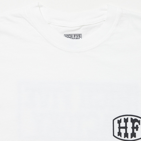 HFF LOGO Basic LS Tshirt 詳細画像 White 3