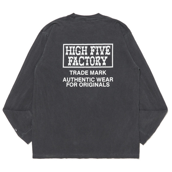 HFF LOGO Basic LS Tshirt 詳細画像 White 7
