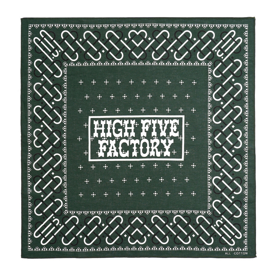 HFF LOGO BANDANNA | HIGH FIVE FACTORY（ハイ ファイブ