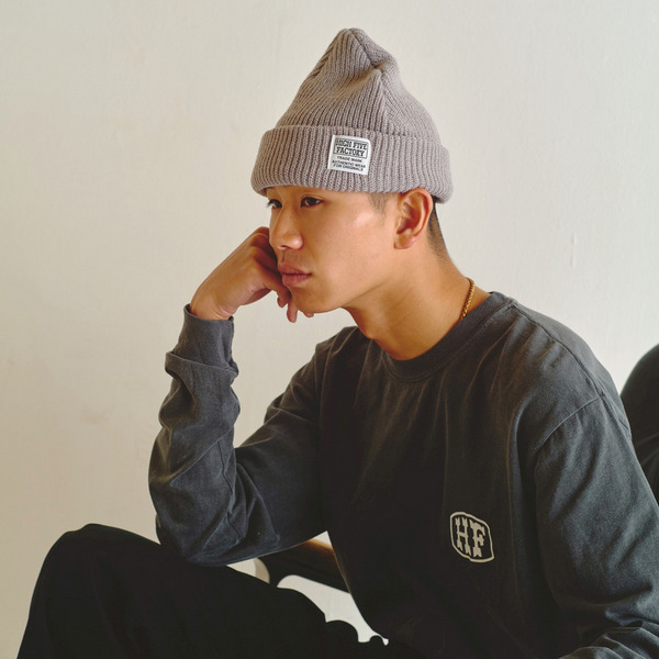 HFF LOGO BEANIE 詳細画像 Grey 6