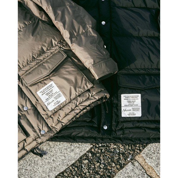 HFF x NANGA  MOUNTAIN DOWN JACKET 詳細画像 Black 14