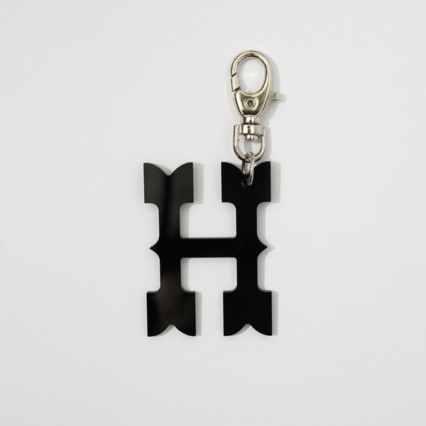 H LOGO KEYCHAIN 詳細画像 Black 1