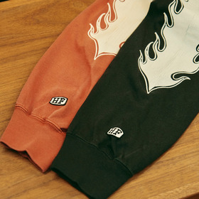 HFF FIRE PATTERN LOGO LS TEE 詳細画像