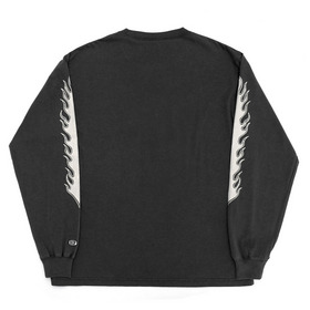 HFF FIRE PATTERN LOGO LS TEE 詳細画像