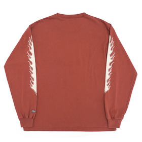 HFF FIRE PATTERN LOGO LS TEE 詳細画像