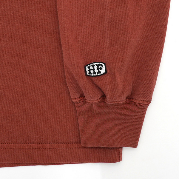 HFF FIRE PATTERN LOGO LS TEE 詳細画像 C.Grey 10
