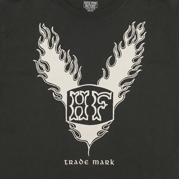 HFF FIRE PATTERN LOGO LS TEE 詳細画像 C.Grey 3