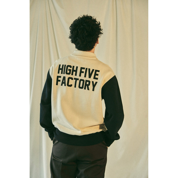 HFF PATCH LOGO HALF ZIP SWEAT 詳細画像 Offwhite×Black 10