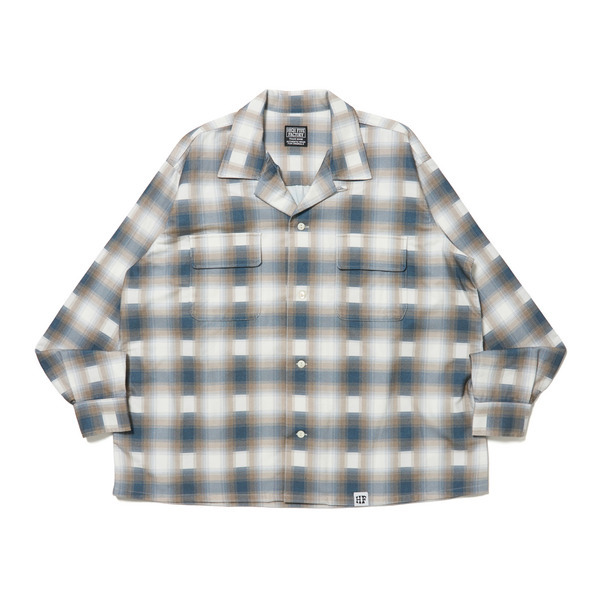 HFF PRINTED FLANNEL SHIRT 詳細画像 Brown 1