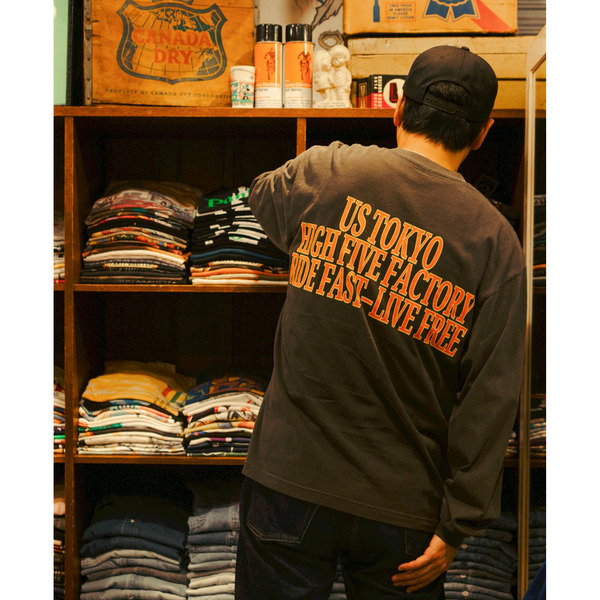HFF x US TOKYO LS TEE 詳細画像 Black 11