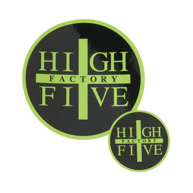 HIGH FIVE FACTORY STICKER CIRCLE