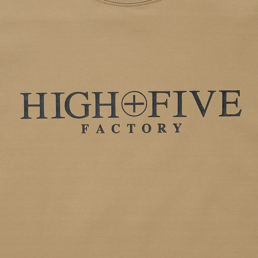 HIGH FIVE FACTORY Logo Dry T Shirts 詳細画像 Beige 7