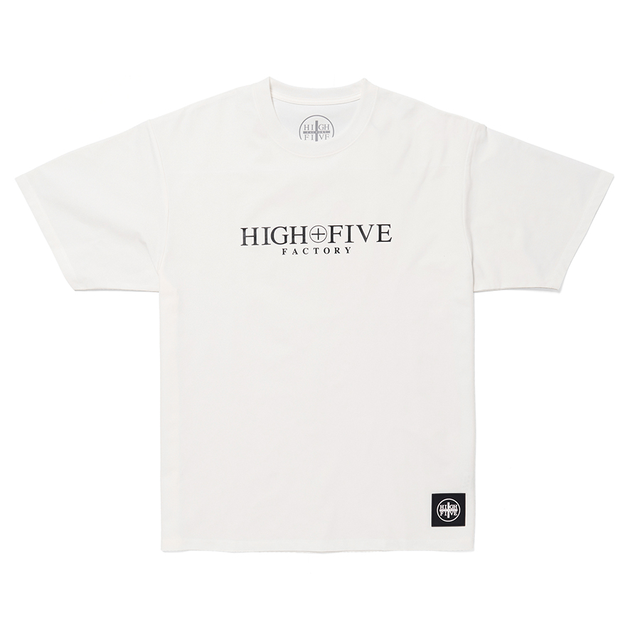 HIGH FIVE FACTORY Logo Dry T Shirts 詳細画像 White 1
