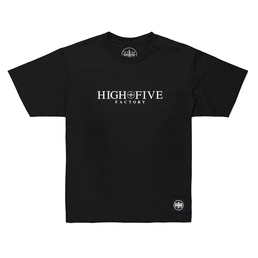 HIGH FIVE FACTORY Logo Dry T Shirts 詳細画像 Black 1