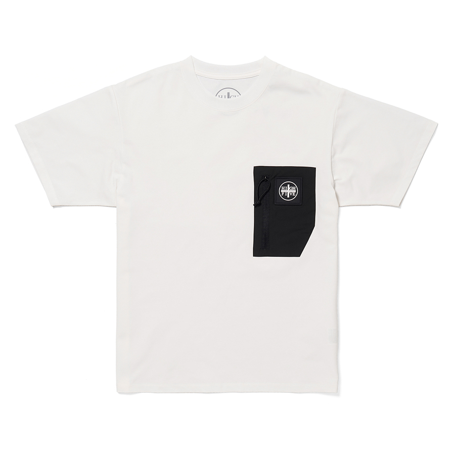 HIGH FIVE FACTORY Dry Pocket T Shirts 詳細画像 White 1