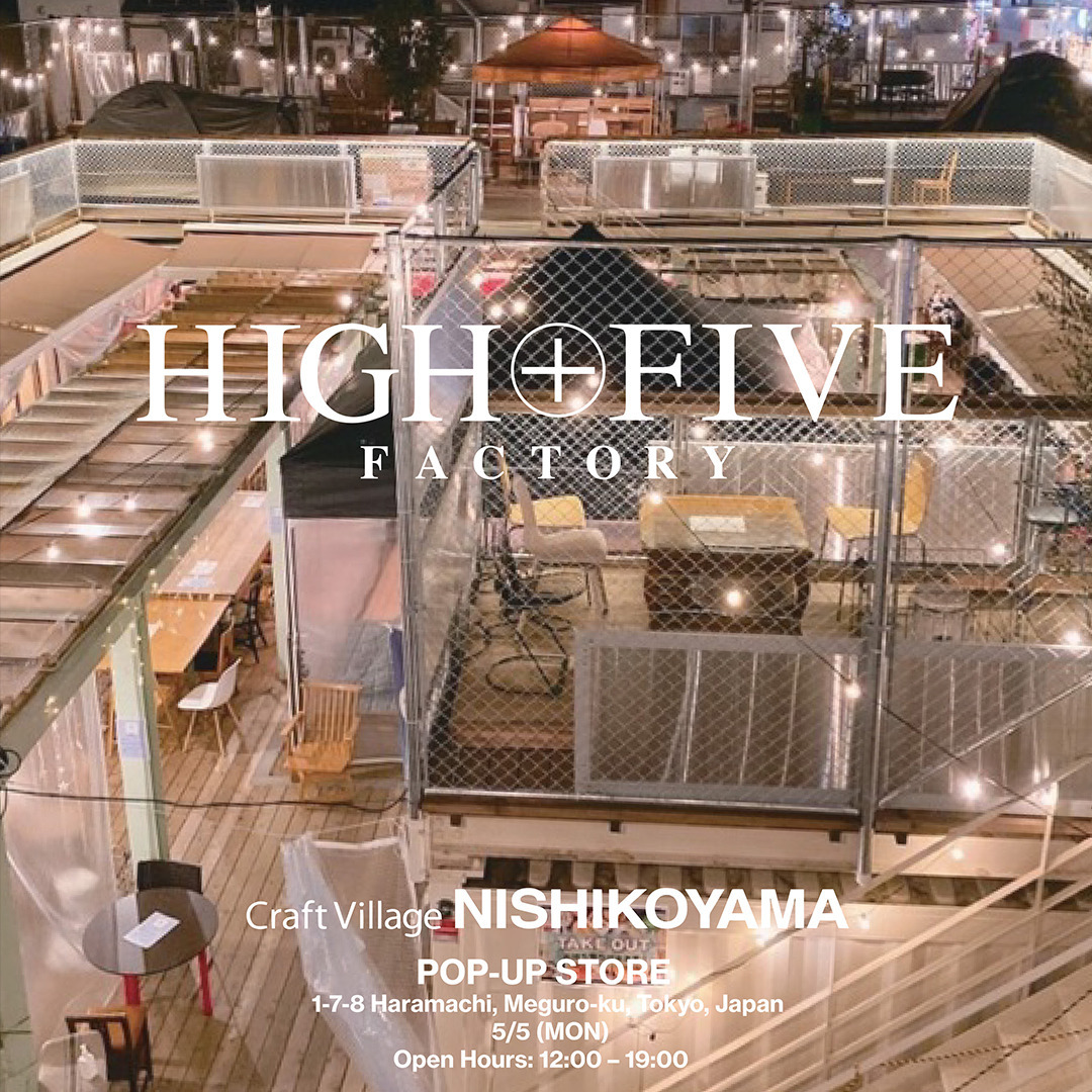 5月5日（月・祝）Craft Village NISHIKOYAMAにて1日限定POP-UP開催